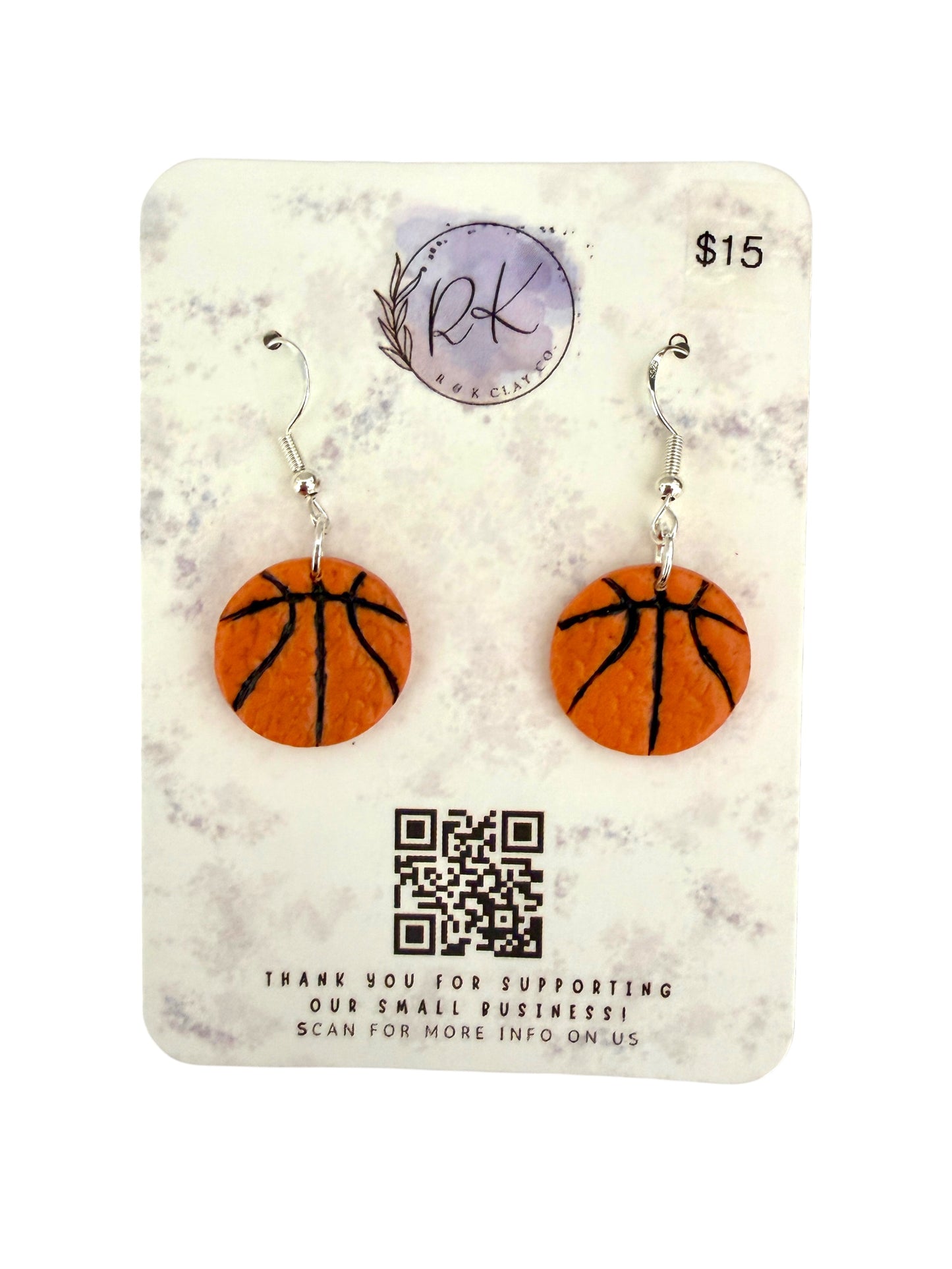Basketball Earrings