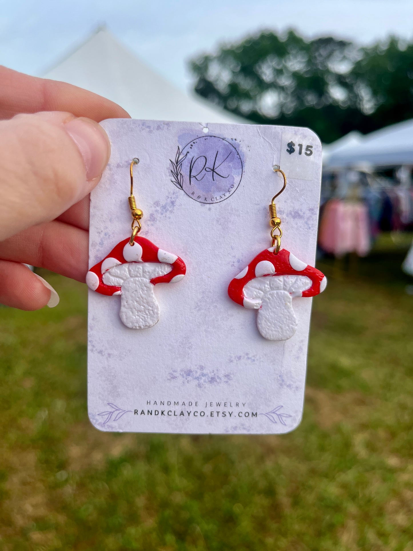Mushroom Earrings