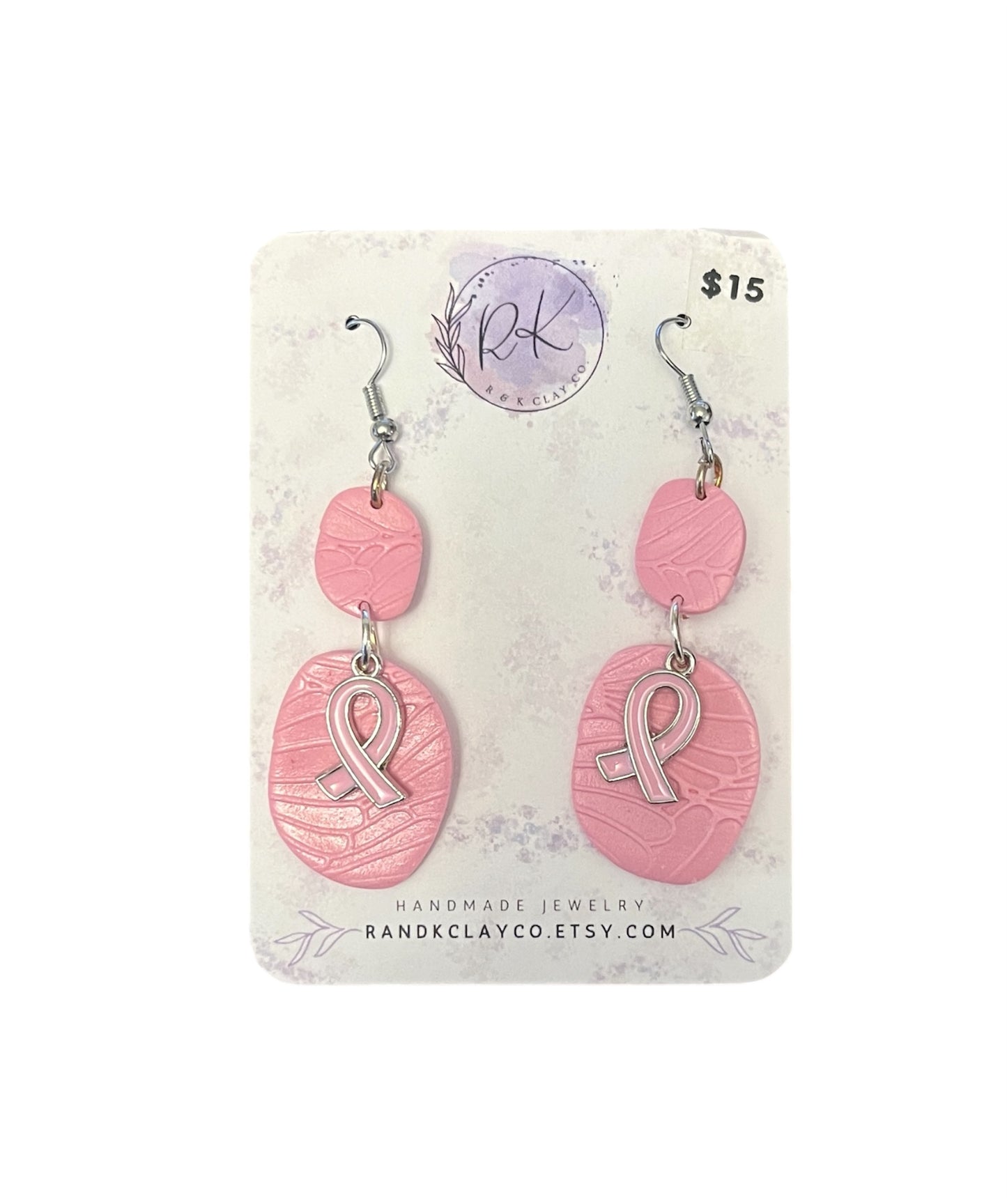 Breast Cancer Earrings