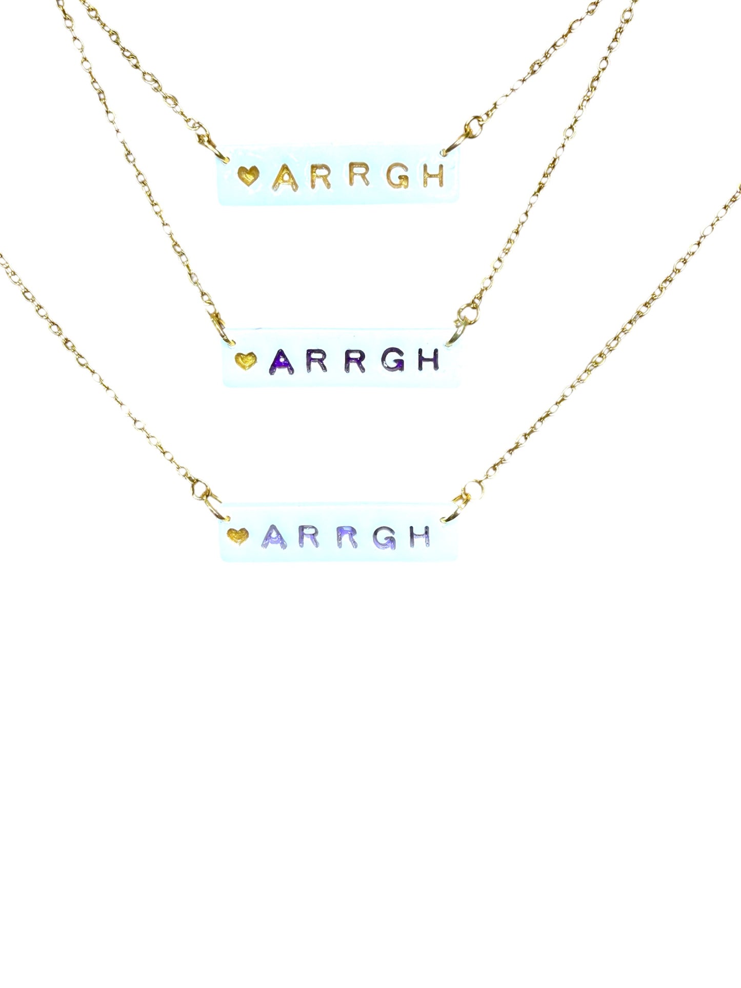 ARRGH Bar Necklace