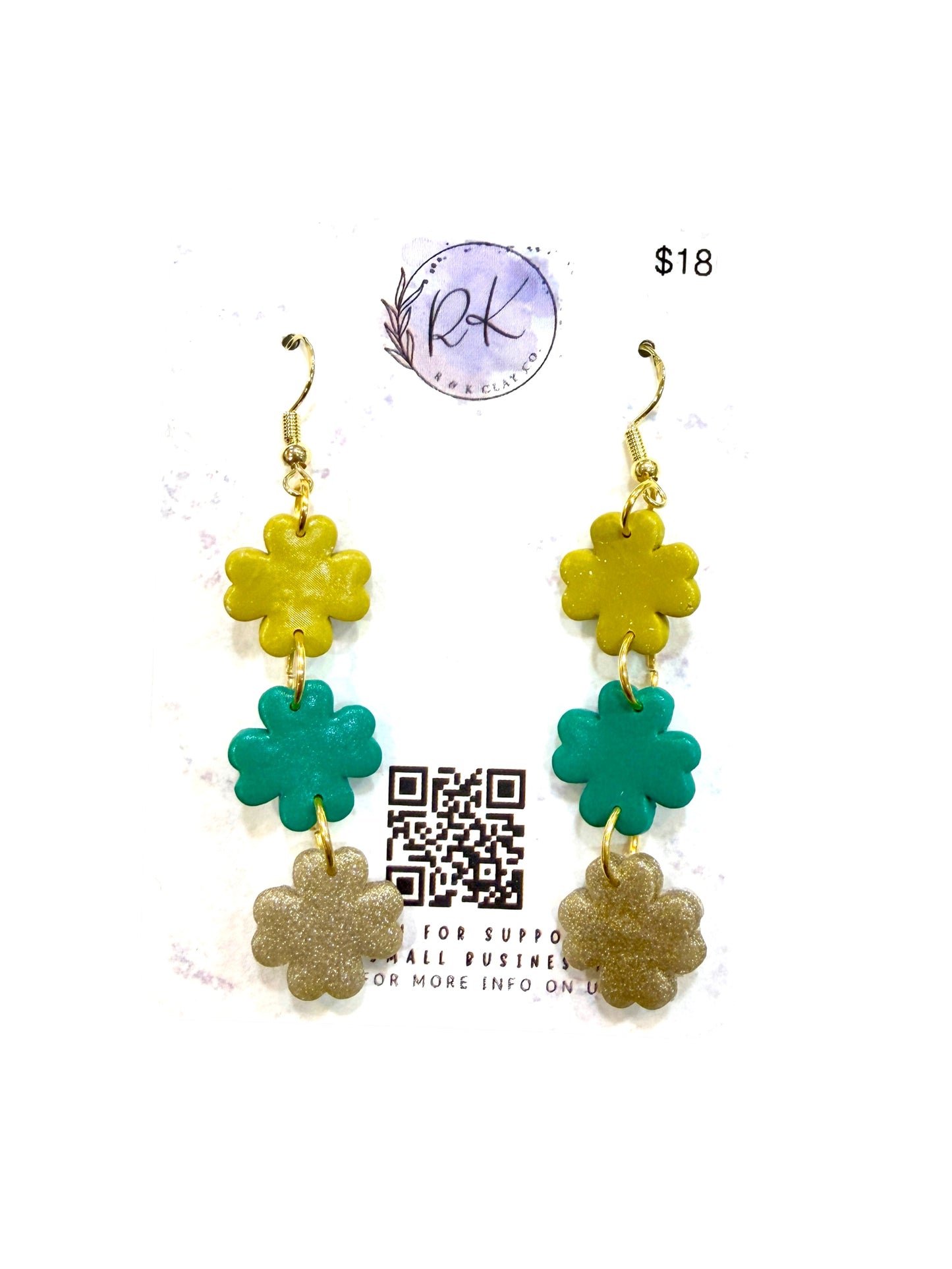 3 Clover Earrings
