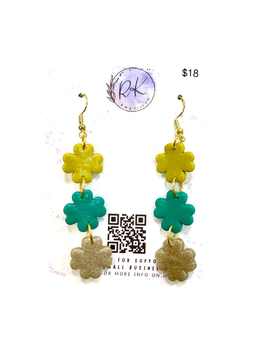 3 Clover Earrings