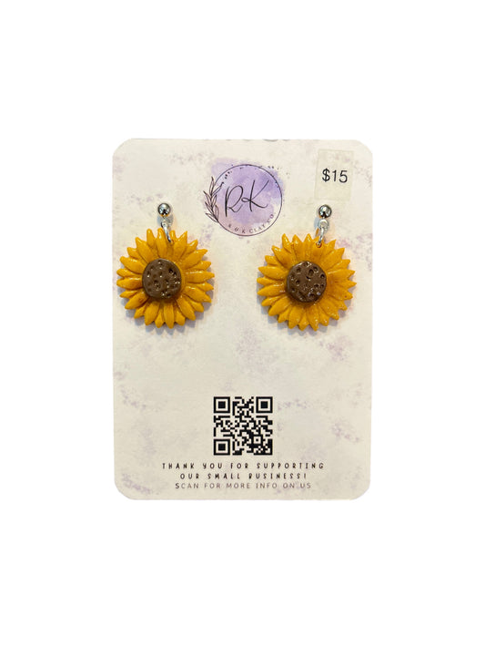 Sunflower Burst Earrings