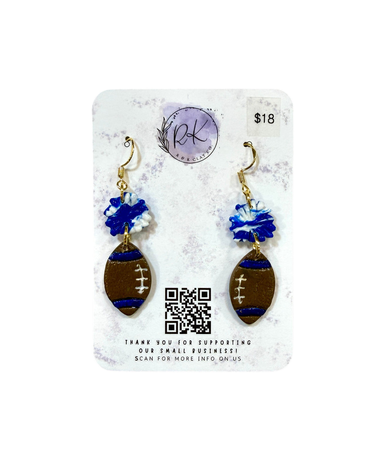 Football Earrings