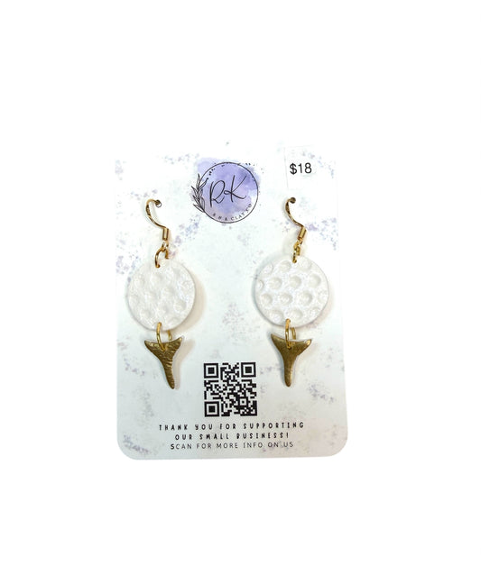 Golf Ball & Tee Earrings
