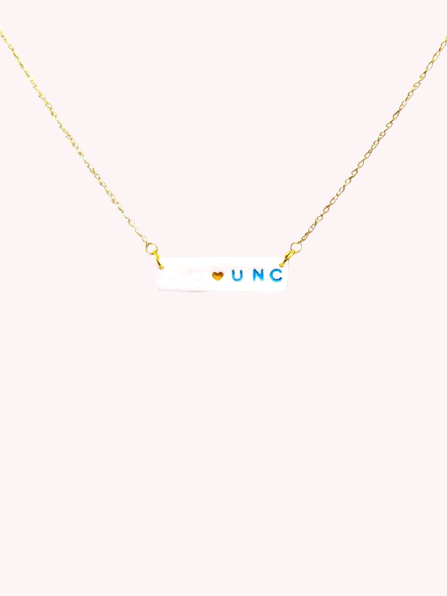 UNC Bar Necklace
