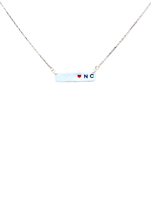 NC Bar Necklace