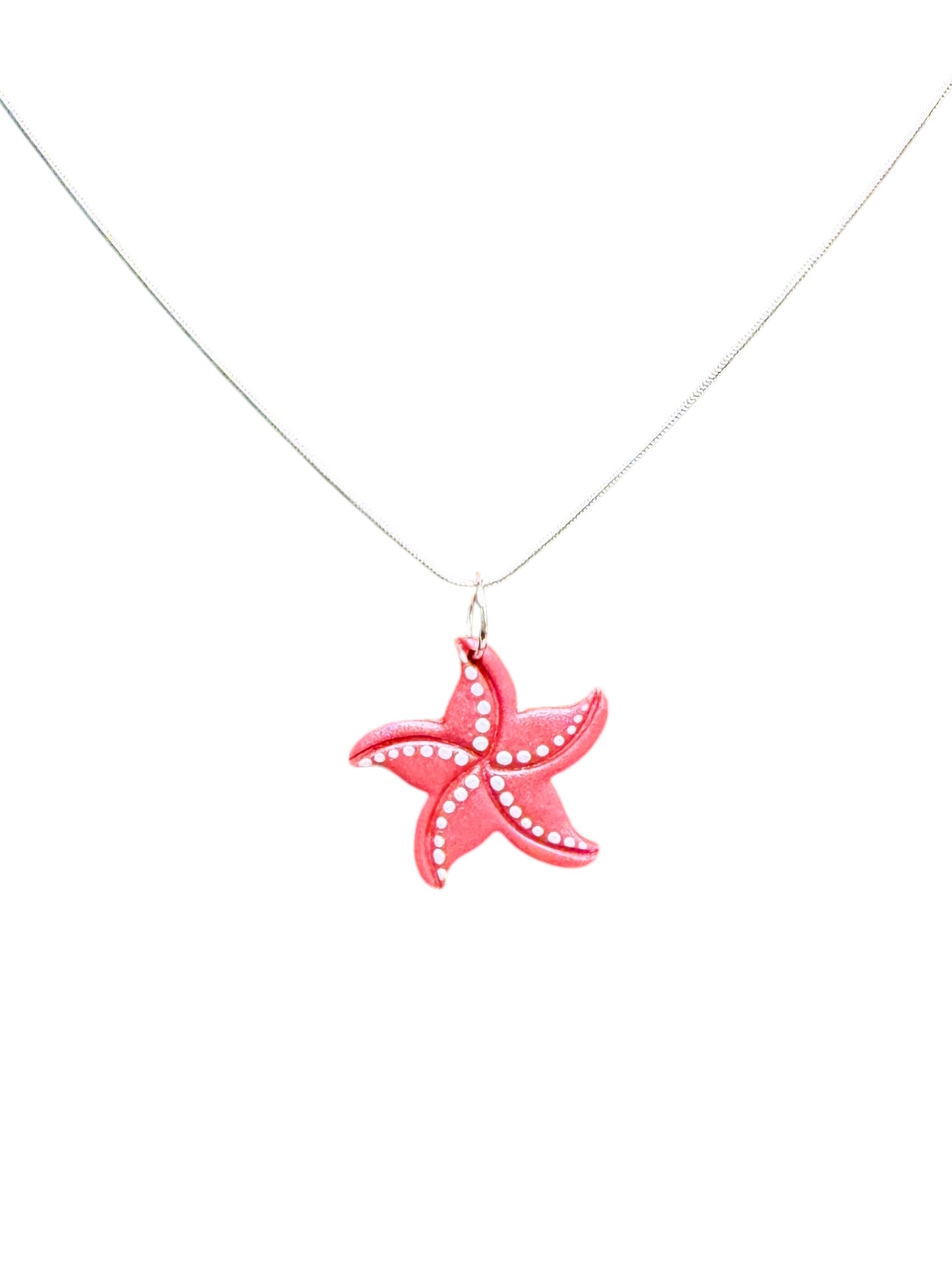 Coral Starfish Necklace