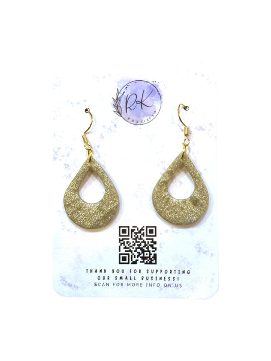 Gold Teardrop Earrings