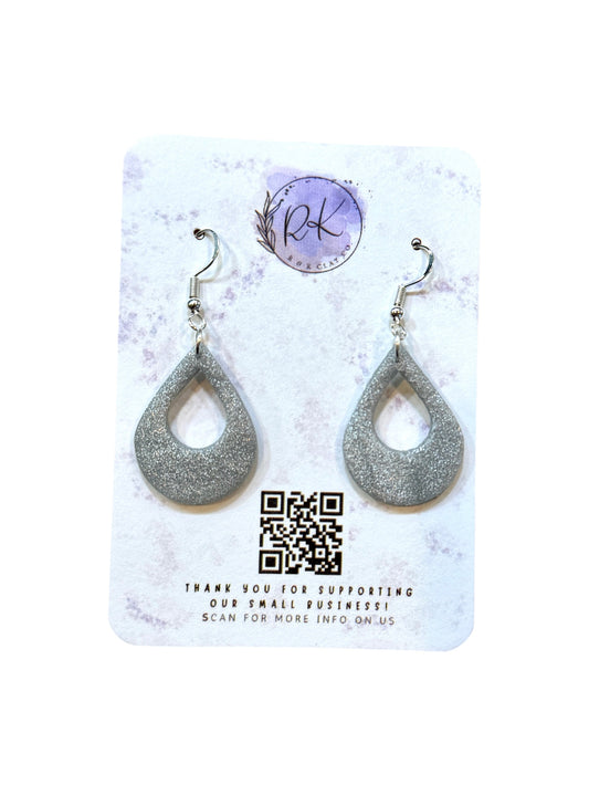 Silver Teardrop Earrings
