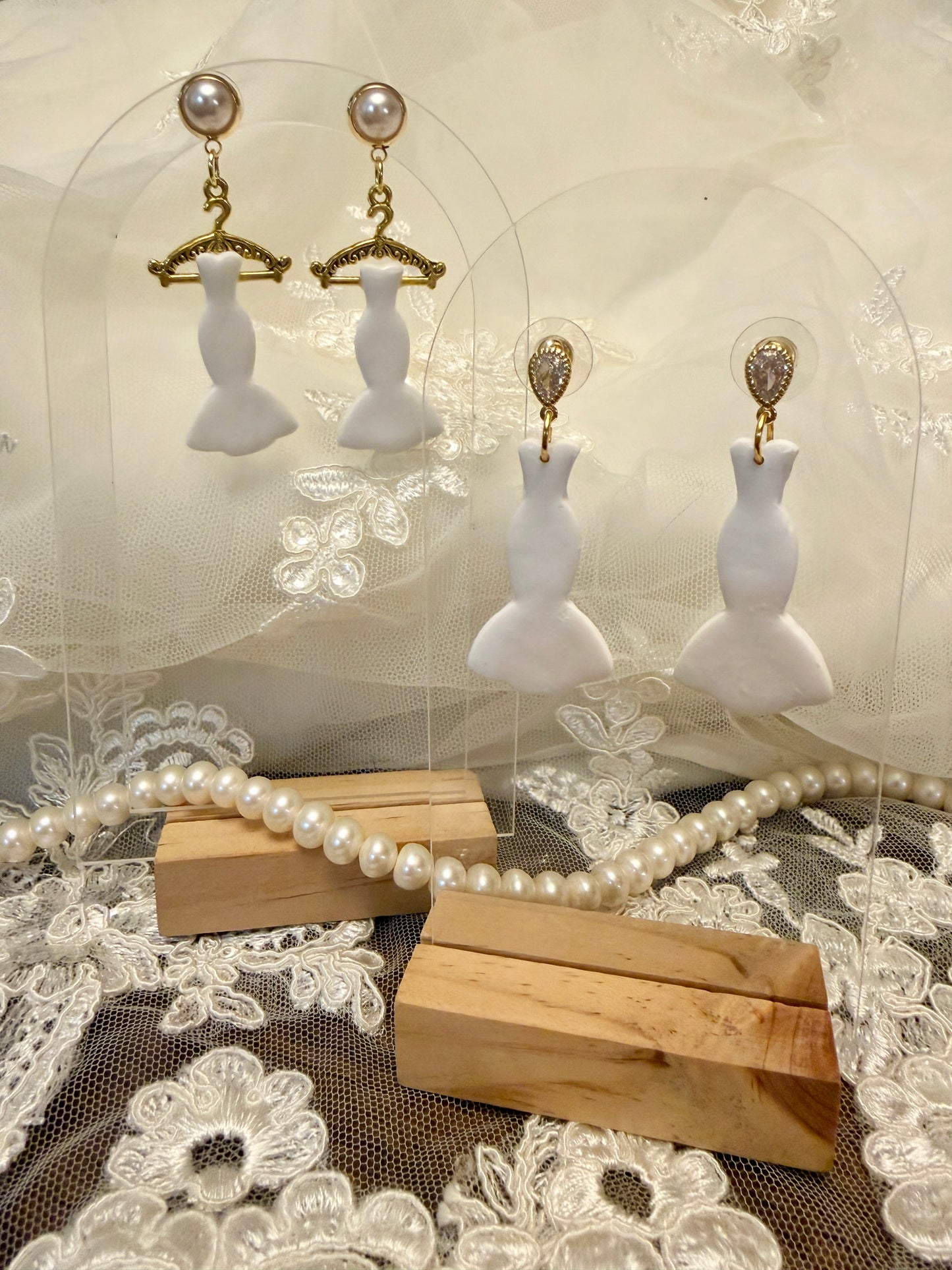 Mermaid Wedding Dress Earrings