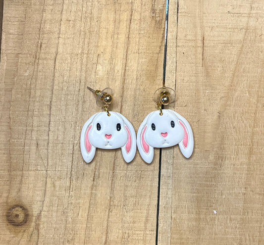 Floppy Ear Bunny Earrings