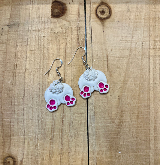 Bunny Butt Earrings