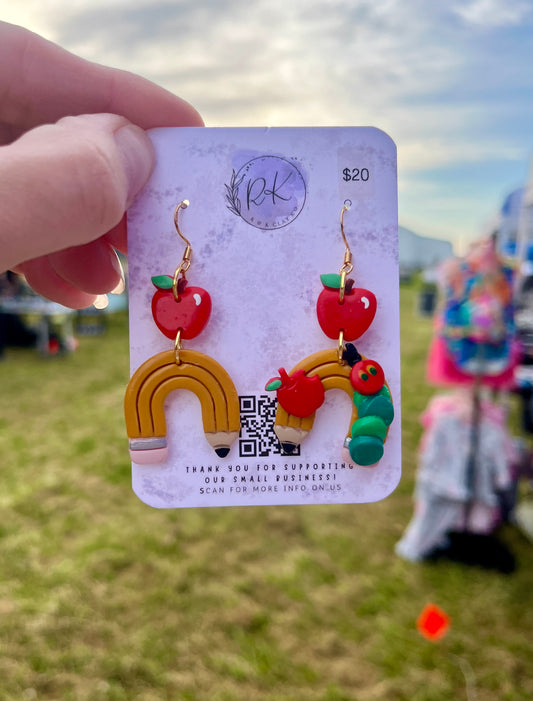 An Apple a Day Earrings