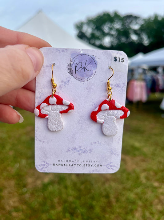 Mushroom Earrings