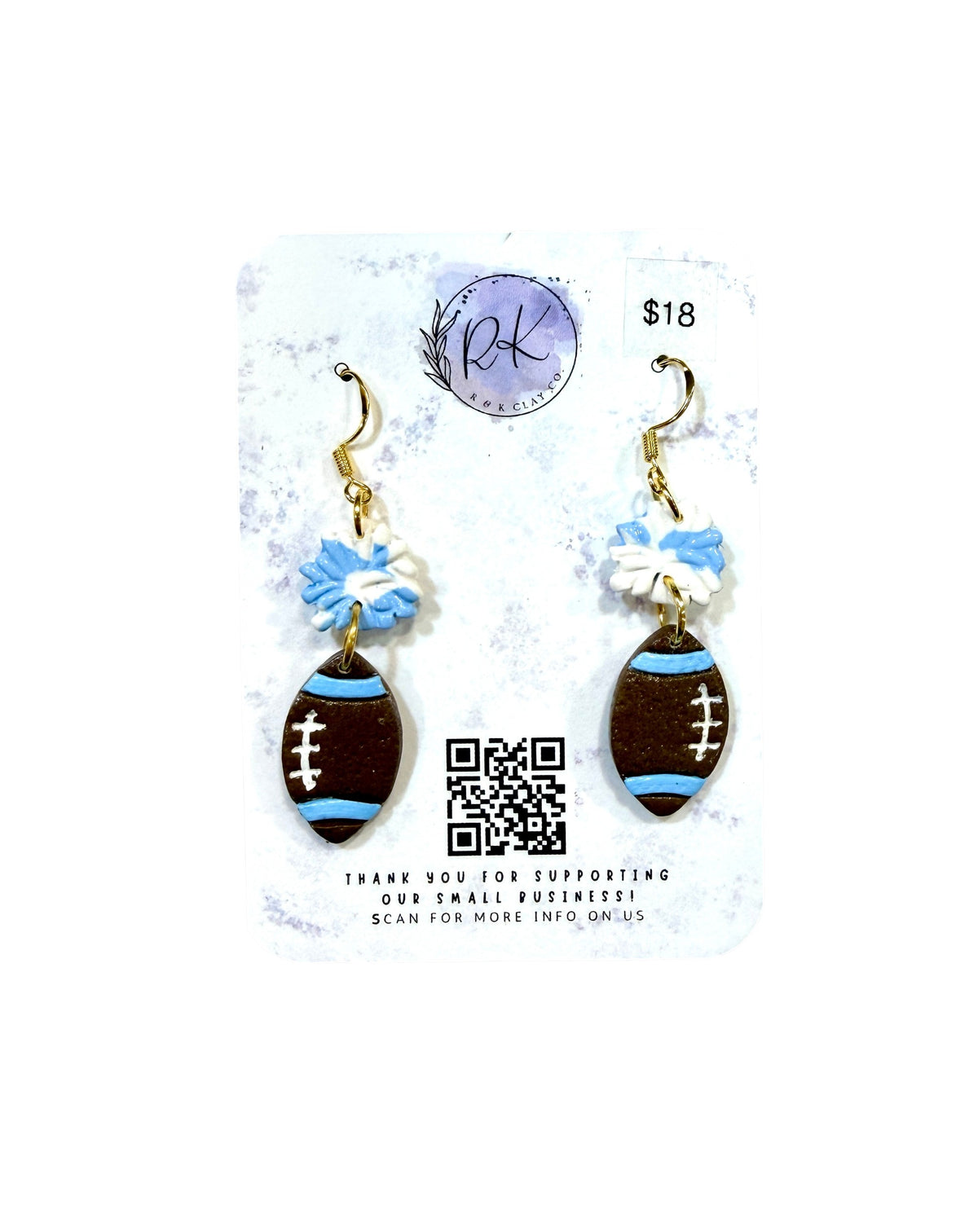 Football Earrings