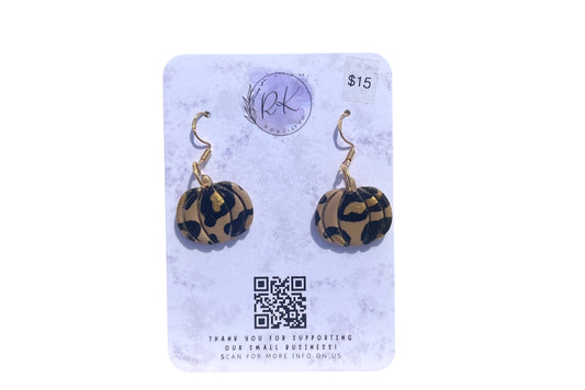 Cheetah Pumpkins Earrings