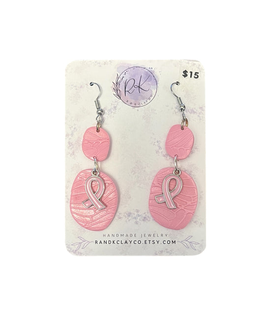 Breast Cancer Earrings