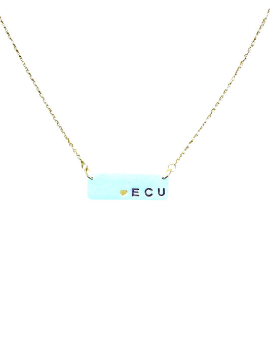ECU Bar Necklace