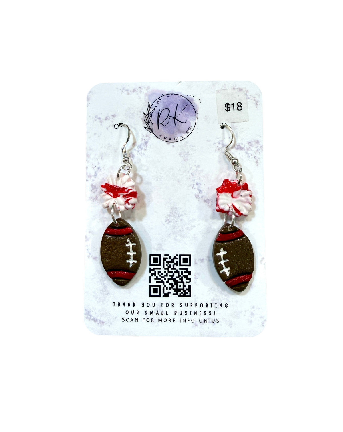 Football Earrings