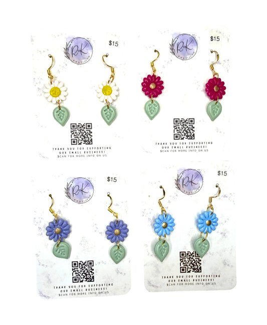 Spring Flower Earrings