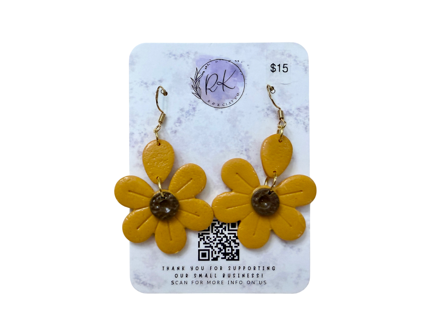 Sunflower Earrings