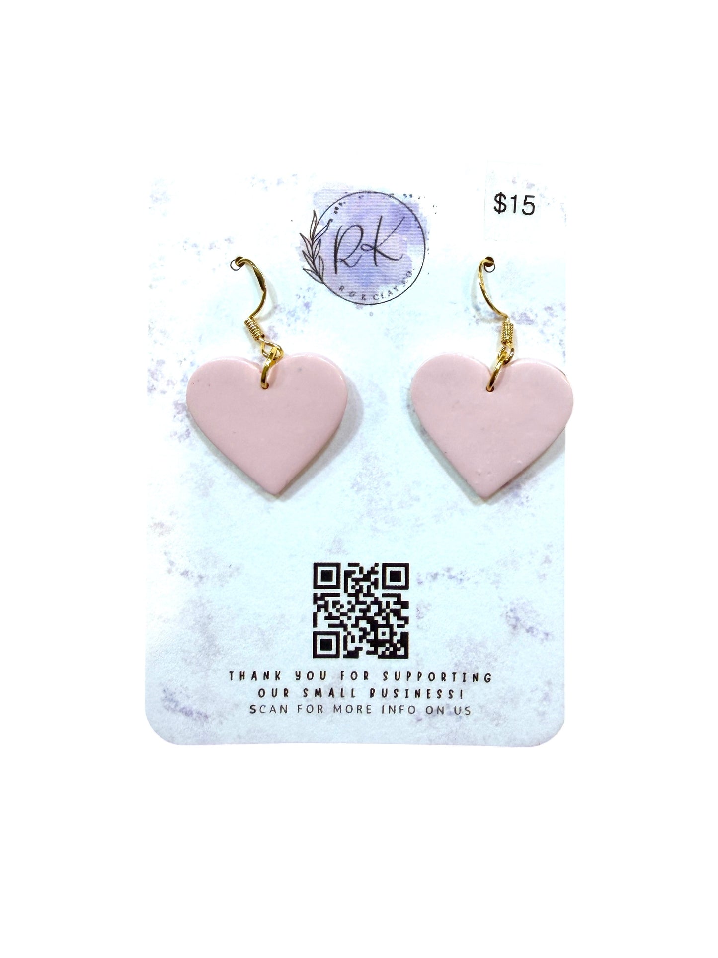 Valentine's 3 Tiered Heart Earrings