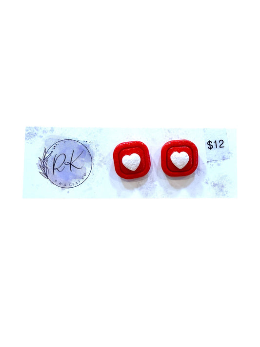 Valentine's Stud Earrings