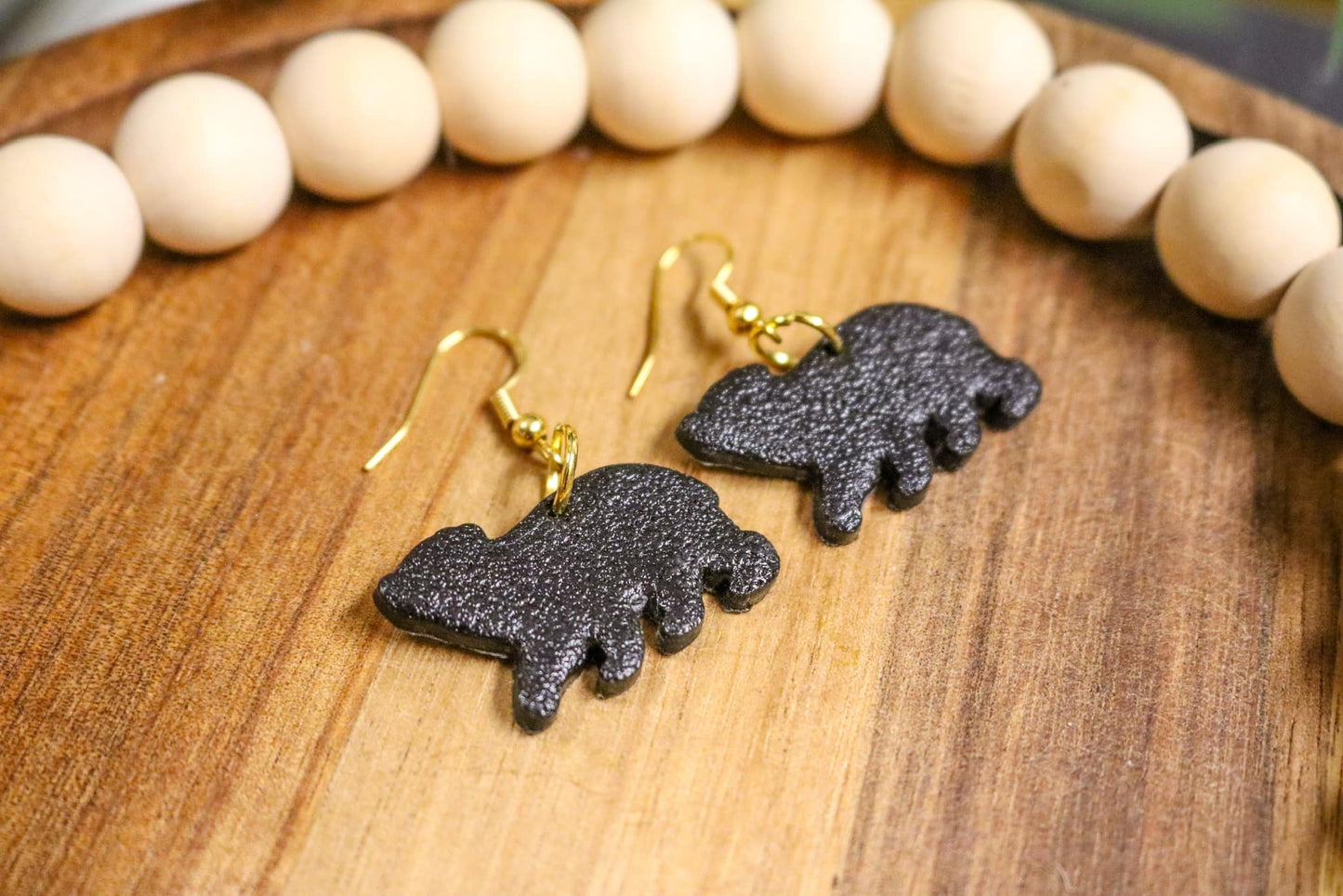 Black Bear Earrings